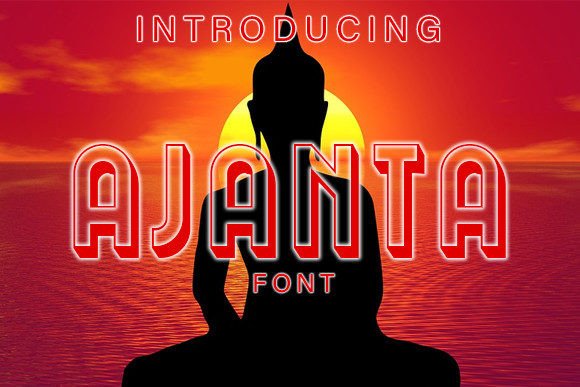 Ajanta Font for Bold Web Design and Display Typography