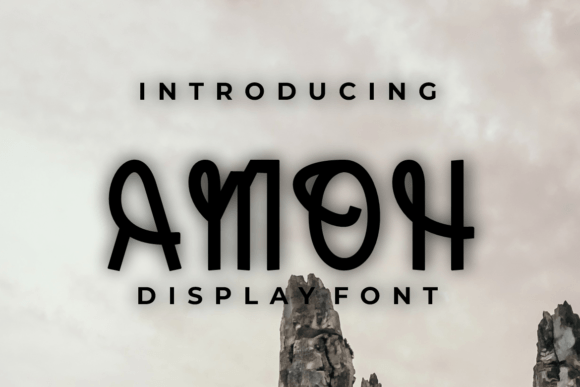 Amoh Display Font for Vibrant Editorial Design