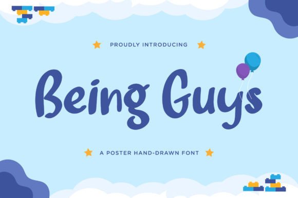 Being Guys Font Review for Kids-Themed Branding