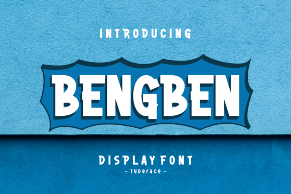 Bengben Display Font for Bold Branding and Marketing Creatives