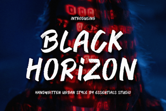 Black Horizon Font for Modern Editorial Design