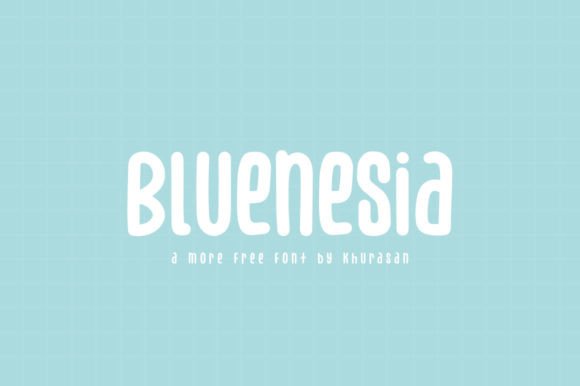 Bluenesia Font: A Modern Typeface for Polished Branding