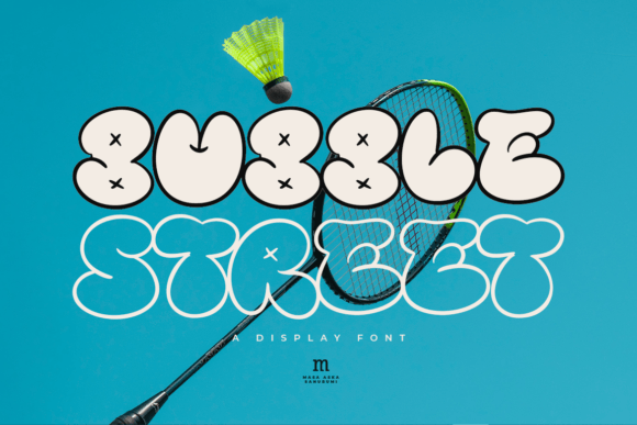 Bubble Street Font for a Playful Brand Makeover