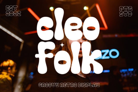 Cleo Folk Display Font for Editorial Design