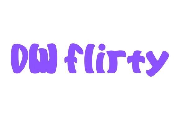 Dw Flirty Font Adds Charm to Creative Branding Projects