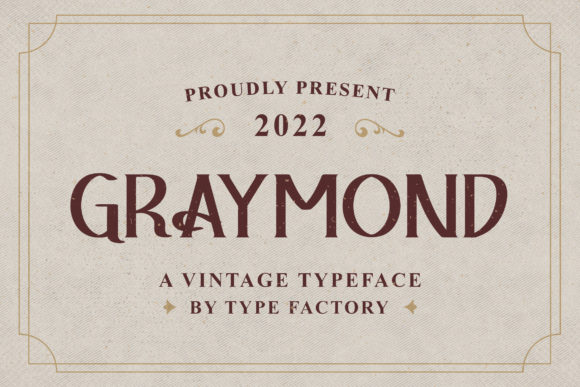Graymond Font Review for Vintage Branding Projects