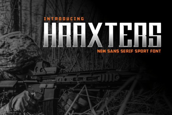 Hraxters Display Font for Creative Makers and Shop Owners