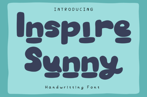 Inspire Sunny Font for Small Business Branding