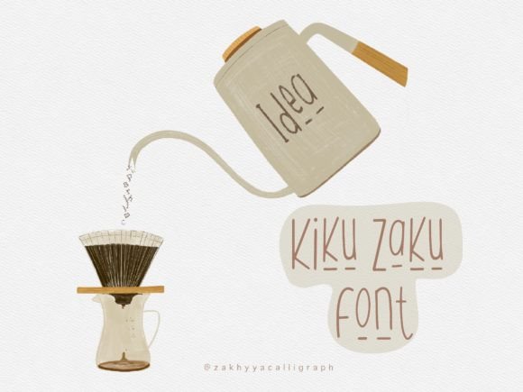 Kiku Zaku Font: A Playful Display Typeface for Eye-Catching Campaigns