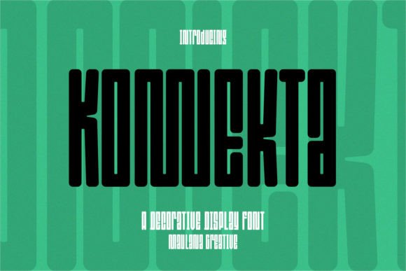 Konnekta Display Font for Modern Editorial Design