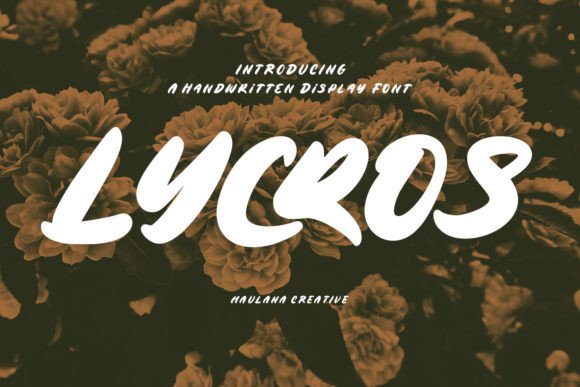 Lycros Font Review for Creative Web Designers