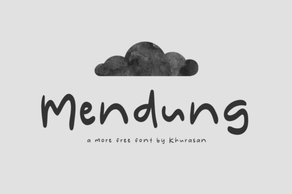 Mendung Font: A Stylish Display Typeface for Creative Branding