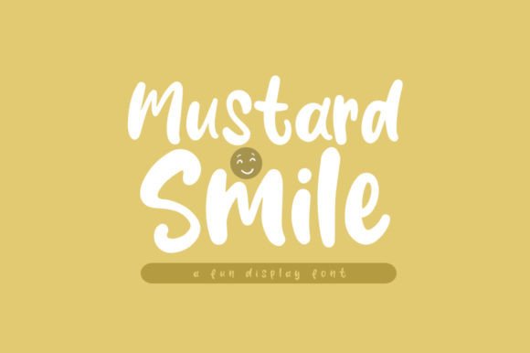 Mustard Smile Font for Playful Web Typography