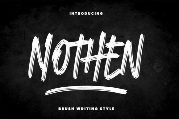 Nothen: A Modern Handwritten Font for Creative Makers