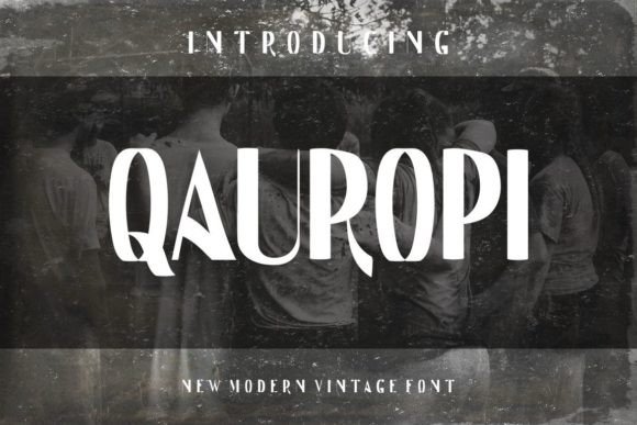 Qauropi Font for Professional and Creative Branding