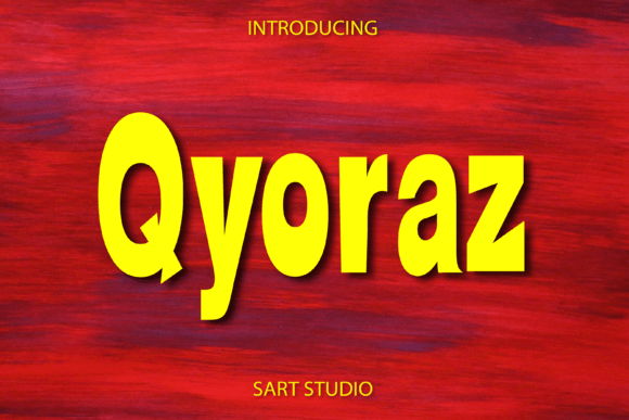 Qyoraz Display Font: A Creative Typeface for Editorial Design