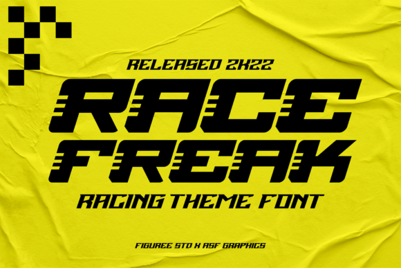 Race Freak Font for High-Impact Editorial Design