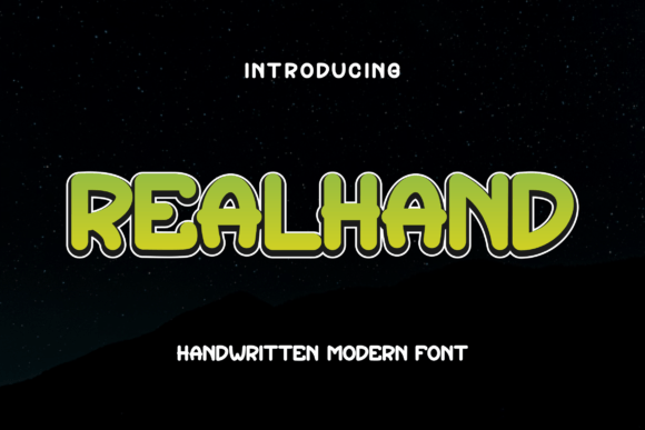 Realhand Font for Bold Branding and Creative Crafts