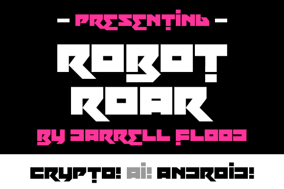 Robot Roar Font for High-Impact Campaign Design