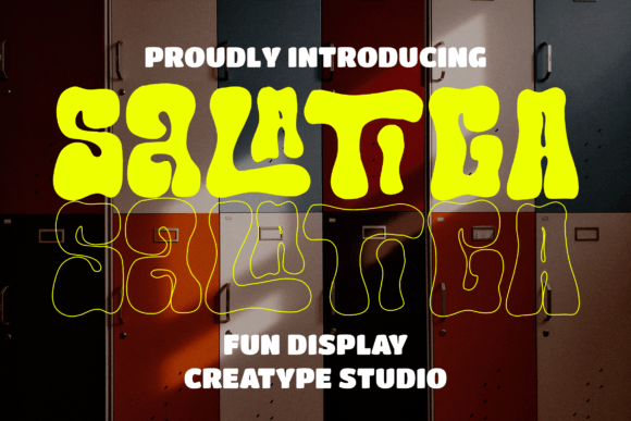 Salatiga Font: A Playful Display Typeface for Digital Design