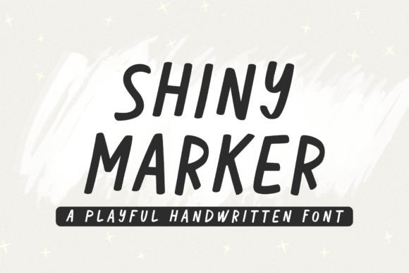 Shiny Marker Font: A Playful Typeface for Stellar Editorial Design