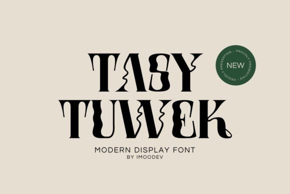 Tasy Tuwek Font Review: A Display Typeface for Trendy Makers