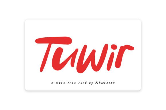 Tuwir Font: A Modern and Fancy Typeface for Creative Projects