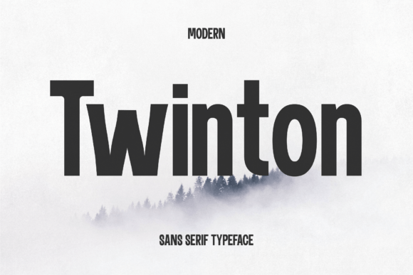 Twinton: A Modern Display Font for Editorial Design