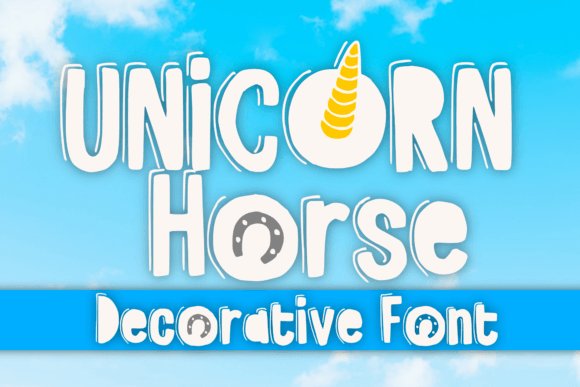 Unicorn Horse Font Review: A Playful Display Typeface for Creative Projects
