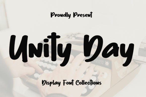 Unity Day Font: A Handwritten Typeface for Editorial Elegance