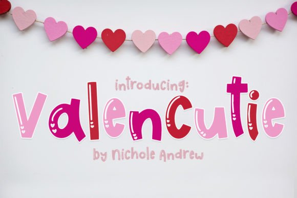 Valencutie: A Handwritten Display Font for Heartfelt Designs